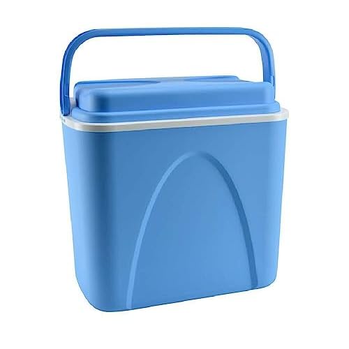 Edco 24 Litre Large Blue Food Drink Picnic Beach Camping Insulated Ice Pack Cool Box