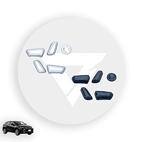 KUTOOK 新型ハリアー ハリアー ハリアー80系 パーツ アクセサリー カスタム シートスイッチカバー シートスイッチガーニッシュ