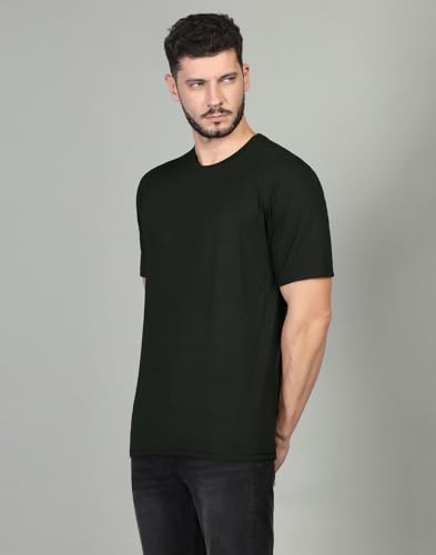 Image of INKKR Men's Solid Regular Fit T-Shirt
