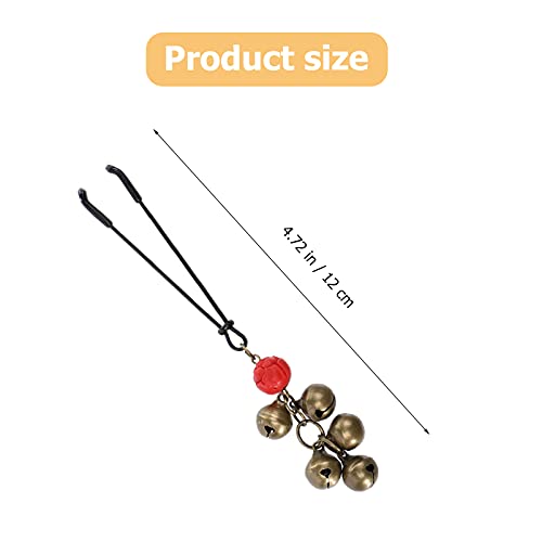 HEALLILY 2Pcs Non Piercing Tepelklemmen Vintage Bell Borst Clip Tepel Stimulator Bdsm Terughoudendheid Gereedschap Sex Flirten Speelgoed Voor Mannen Vrouw - Image 3