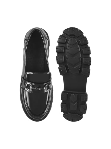 Image of TRYME Trendy Comfortable Extra Cushion Inner Sole Casual Loafer Shoes with Low Heels for Womens and Girls