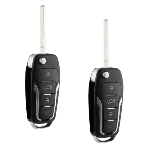 Llaves de encendido con chip para Ford Focus y Escape, juego de 2 unidades 1
