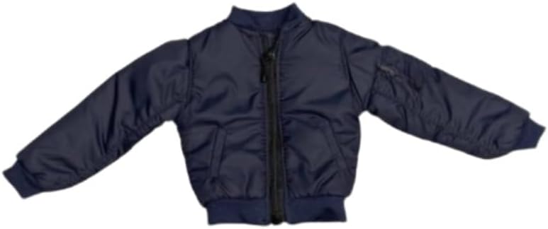1/6 Scale Clothes Male Soldier Trendy Jacket Coat Model for 12''Action Figures (Dark Blue,1/6 Coat)