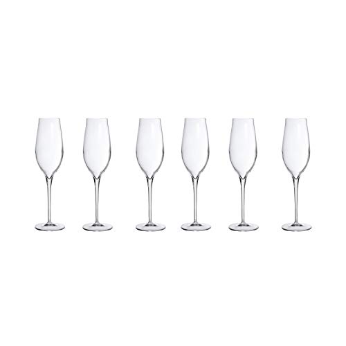 Accademia Louis Bormioli Lot de 6 verres à vin transparent Cover