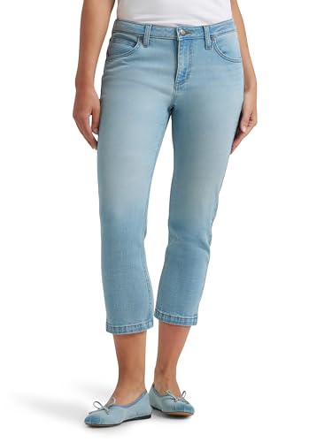 Lee Legendary Straight Capri Jeans Femme coupe droite ajustée