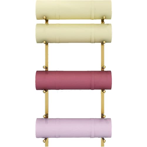 Support tapis de yoga mural à 6 niveaux avec stockage vertical robuste
