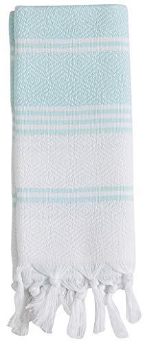 Bosphorus (Set Of 4) Hand Face Towel Set Turkish Cotton Towel Kitchen Gym Travel Towel - Multicolor #TOP3