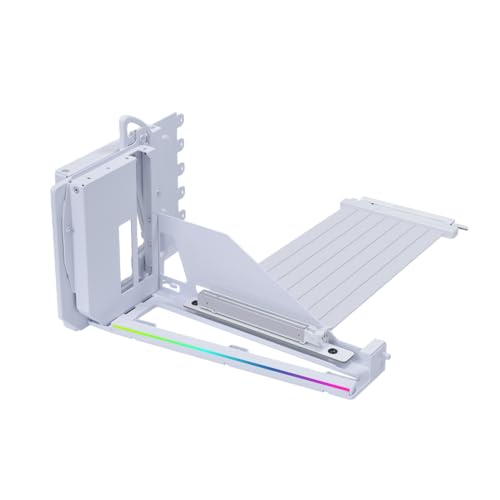 LIANLI PCIe 5.0 kompatible GPU vertikale Stehkit LL-VG4-5-V4W weiß 200 mm (7 9 Zoll) Kabel eingebaute ARGB-Beleuchtungsfunktion autorisierter Händler in Japan