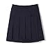 French Toast Girls Pleated Scooter with Grosgrain Ribbon Skirt, Navy, 8 US