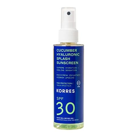 KORRES Cucumber Hyaluronic Splash Sonnenschutz Spray Cover