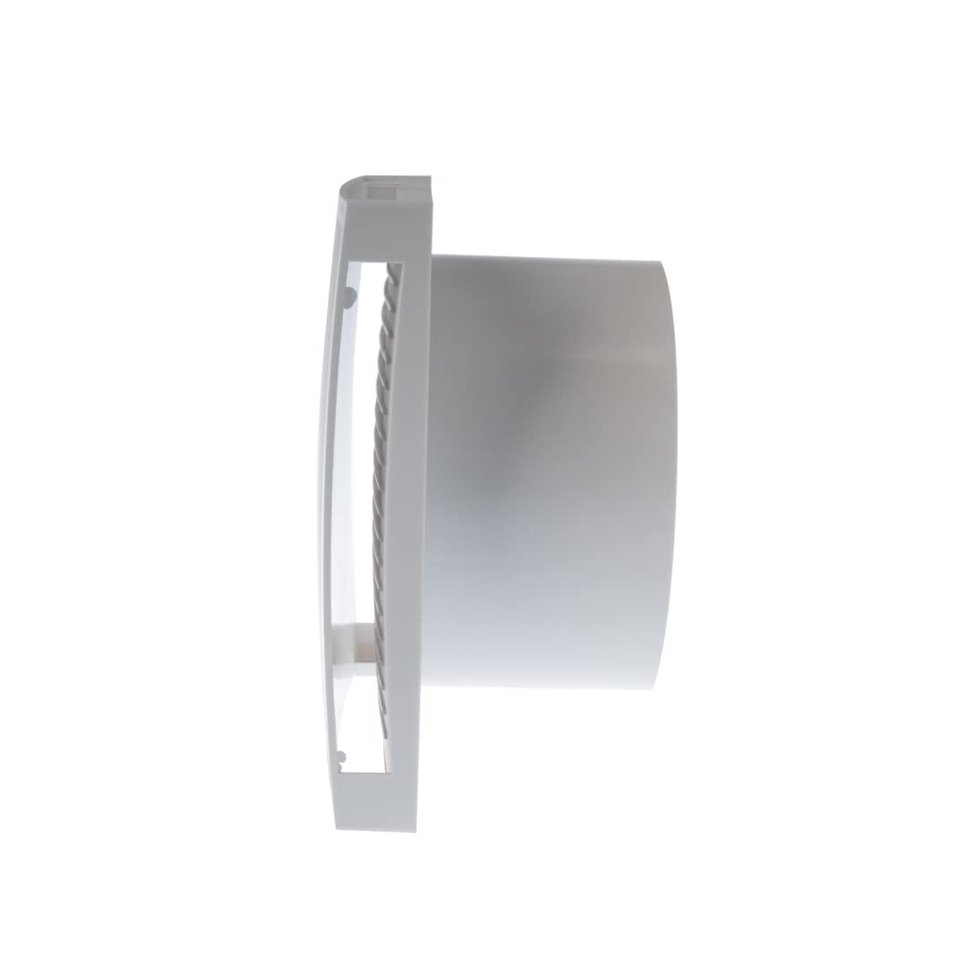 Ventilatore Estrattore Per Bagno Awenta 125mm Con Timer &ndash; Bianco, Moderno, A Muro