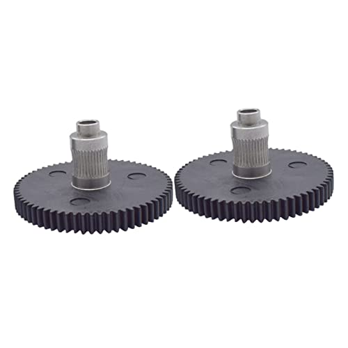 Baluue 2pcs Extruder Gear Feeder Printers Part Tooth Stainless Steel Gear for Printer Extruder Parts for Extrusion Wheel