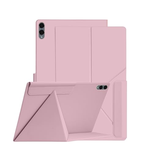 Image of Magnetic Case for Samsung Galaxy Tab S11 Ultra 14.6 Inch 2025 - Model SM-X930 /SM-X936 Tablet with S-Pen Holder, Auto Wake /Sleep Smart Tablet Cover, Pink
