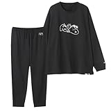 [アオキ] 疲労回復ウェア リカバリーケアプラス 男女兼用 上下セット【血行促進/疲労回復/筋肉のコリ軽減】 一般医療機器 スウェット 黒-4 LL