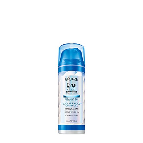 L'Oréal Paris EverCurl Sulfate Free Sculpt & Hold Cream-Gel, 5 fl. oz.