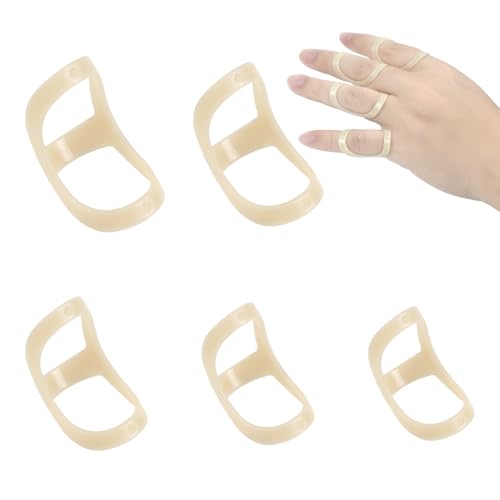 GADITIEK 5pzs Férula Dedo, Férula Para Dedo En Gatillo Cómoda, Férula Para Dedo En Gatillo, Soporte Para Pulgar Para Soporte y Protección De La Artritis, Dedo En Gatillo (10,11,12,13,14)