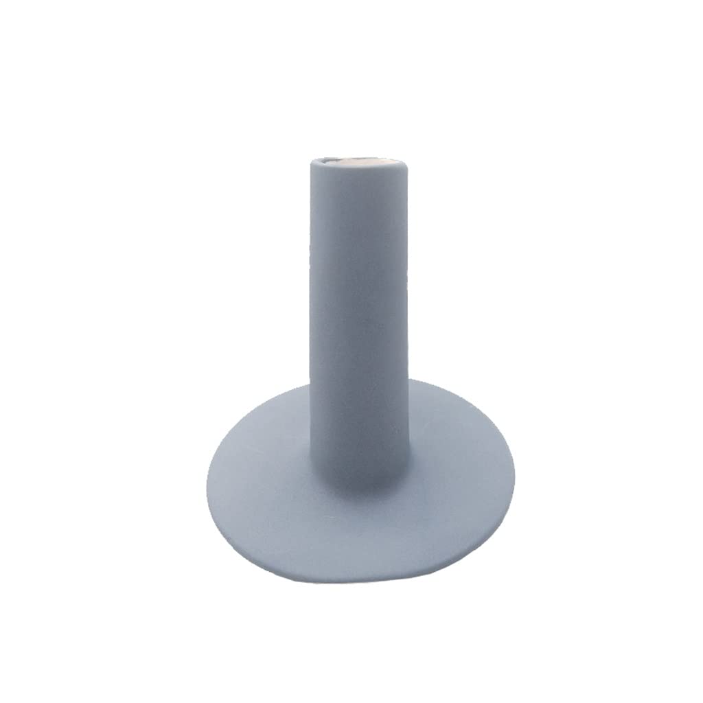 Vase en céramique bleu pour valoriser des fleurs et bouquets