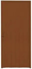 Porta Sanfonada PVC Polifort 210cmx70cm Mogno