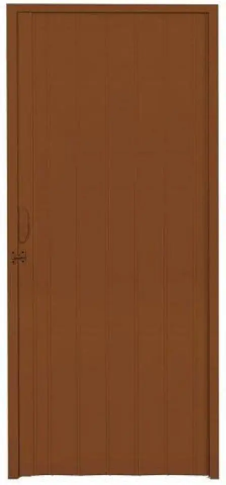 Porta Sanfonada PVC Polifort 210cmx70cm Mogno