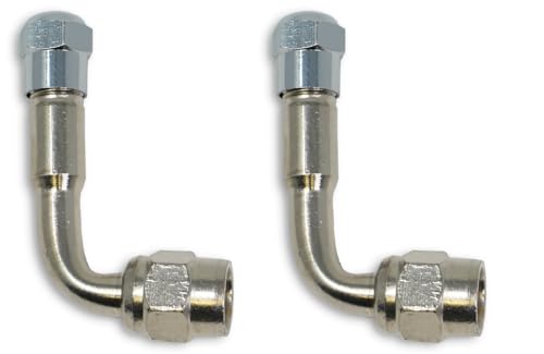 TireMinder 90 Degree Angled Valve Extender, 2 Pack