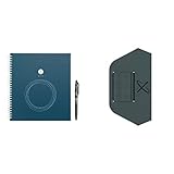 Rocketbook Wave Reusable Smart Notebook Standard Size with Pen Station