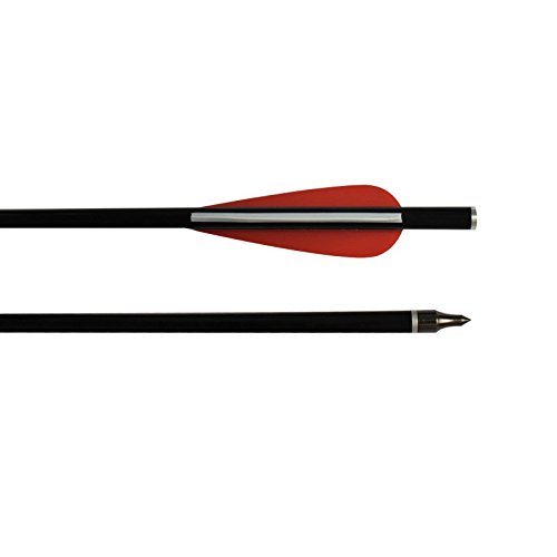 NIKA ARCHERY Armbrustbolzen 14 16 Zoll Fiberglass Armbrustpfeile mit Flacher Nocke ersetzt Pfeilspitzen für die Outdoor Jagd (12 Stück)