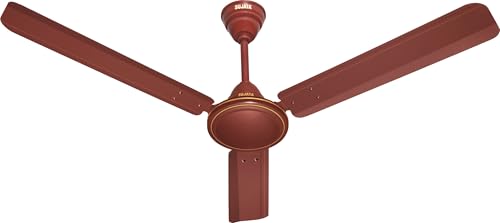 Image of Sujata Ceiling Fan | 3 Year Warranty | 100% Copper Winding, 1200mm | BEE 1 Star Rated Ceiling Fan for Living Room & Bedroom | Powerful Airflow, Energy Efficient, High Speed Performance (AL 450 Brown)