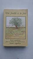 Une Feuille a la fois - Pensees quotidiennes pour la recherche de l'enfant en soi 0969653700 Book Cover