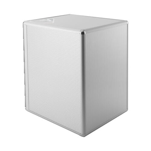 Caja de almacenamiento de metal con 7 compartimentos, A4, caja de almacenamiento premium con campos de rotulación y 2 llaves, caja de documentos, caja organizadora, 30 x 36 x 40,5 cm