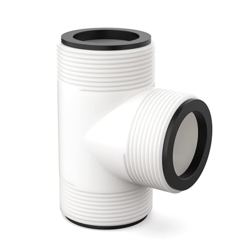 Pool Hose T Splitter Compatible,Adaptador de manguera de piscina de 1.5 Inch,Conector en T para piscina,Conector en T para Above Ground Pool Connector Parts