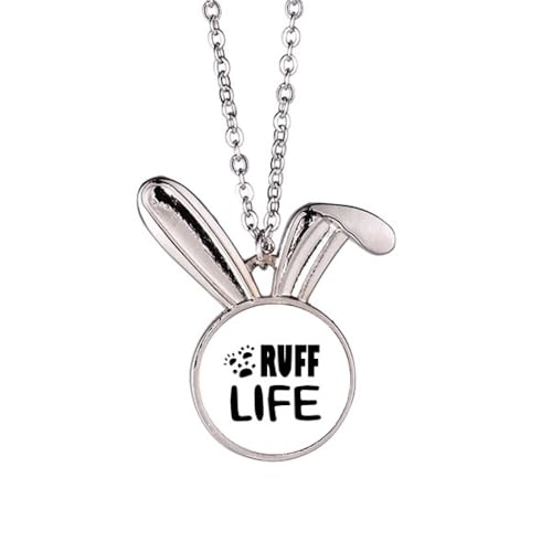 Collier lapin avec message gravé à porter au quotidien pour un style poétique