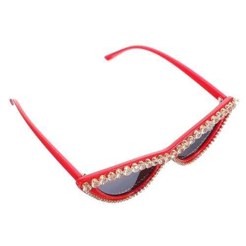 Homoyoyo Jeweled Cat Eye Sunglasses for Women Fashionable Triangle Shades with Durable Material Accessory for Stylish Outfits and Special Occasions