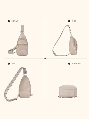 Image of Telena Sling Bag for Women Crossbody Fanny Packs for Women Leather Sling Chest Bag
