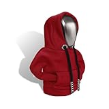 RGOAANC Gear Shift Hoodie, Gear Shift Cover, Fashionable Hoodie Automotive Gear Shift Knob Protector, Car Accessories Mini Sweater Gear Shift Knob Cover for Car Gear Shift Levers (Red)