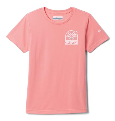 Image of Columbia Girls' PFG Palm Waves Short Sleeve Tee