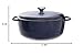 Lodge Essential Enamel Cast Iron Dutch Oven with Lid - Oven-Safe Enamel Cookware up to 500° F - Heat-Retaining Braising & Roasting Pot - Non-Toxic Cookware - 7.5 Quart, Indigo