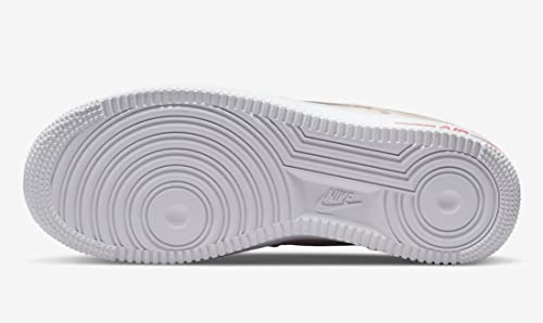Image of Pink Leather Air Force 1 '07 Womens Lifestyle Shoes by Nike