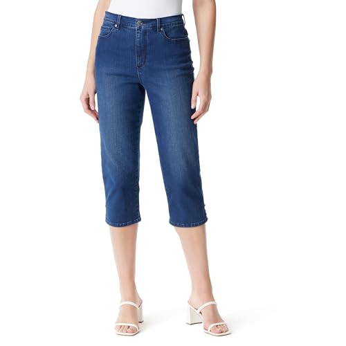 Gloria Vanderbilt Women's Amanda Capri with High Rise Straight Standard