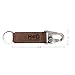 Hide & Drink, Leather Key Ring Holder/Keychain Fob/Belt Loop Attachment Handmade Includes 101 Year Warranty :: Bourbon Brown