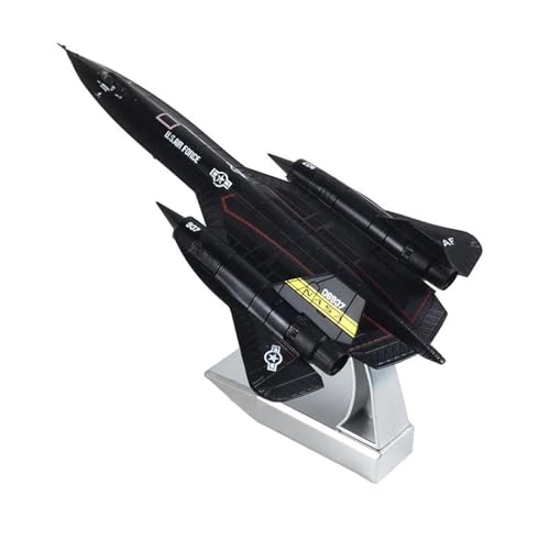 Chasseur de reconnaissance Blackbird SR71 à l'échelle 1/144, modèle d'avion en métal moulé XJBTBA
