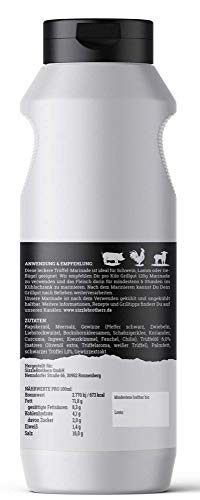Grillmarinade der SizzleBrothers | 500ml #PremiumTrüffel | Flüssige Marinade für saftigeres & zarteres Fleisch im Vergleich zum BBQ Rub | Für Grillfleisch wie Steaks, Hähnchen, Pulled Pork & co.