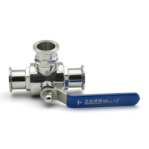 Vanne trois voies T-port ferrule 50.5 pour modifier un circuit de brasserie