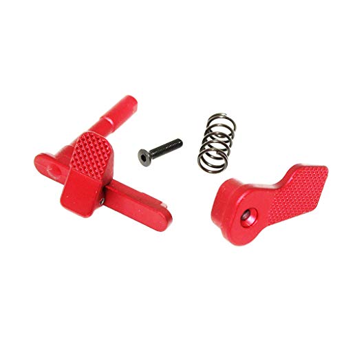 Airsoft Spare Parts APS Ambidextrous Mag Magazine Release Catch for M4 M16 Series AEG Red