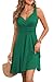 YUTILA Sommerkleid Damen V-Ausschnitt Ärmelloses Kleider Midi Blumenmuster Leicht Kleid Strandkleid