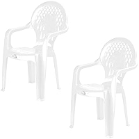 6 PCS Kids Stackable Chair Set Plastic Classroom Chairs For Children
