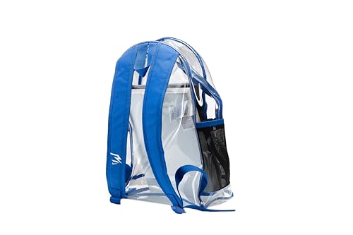 Image of Nike 3 Brand Clear Backpack - Royal Blue - One size (23L)