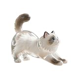 Llavero de pelo de gato, llavero con pelo de perro – colgante transparente acrílico para colección Llaves mochila bolso , b, Se référer au descriptif
