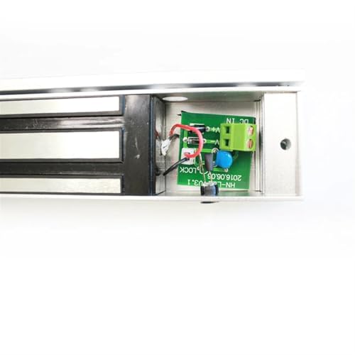 Cerradura magnética de 280KG para control de acceso en puertas individuales de 12V 7