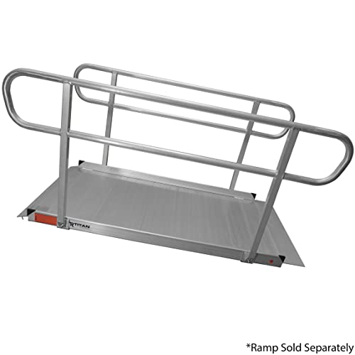 Titan Ramps Wheelchair Entry Ramp Handrails Only 6FT - Thumbnail 2