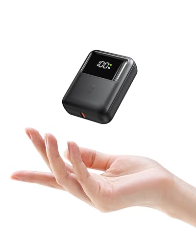 Power Bank Mini Fast Charging, 22.5W 10000mAh Portable Charger Small, Compact Battery Pack PD3.0 QC4.0, PowerBank USB C Output & Input, LED Display, Battery Bank Compatible with iPhone 15 14 Samsung